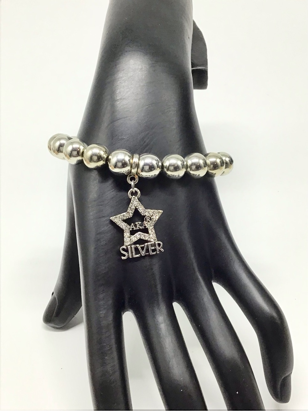 Alpha Kappa Alpha Silver Bracelet
